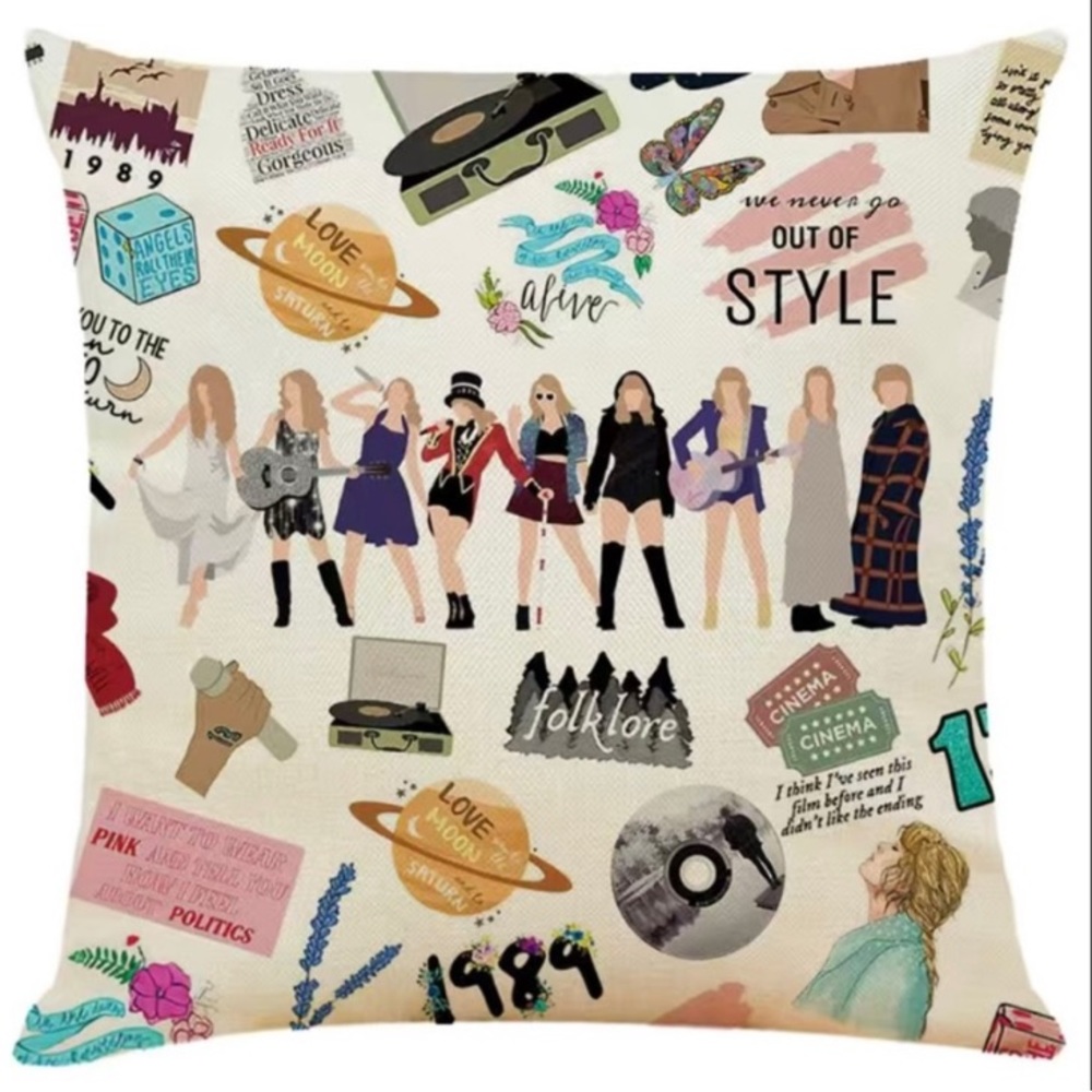 TAYLOR SWIFT PILLOW SHAM COVER